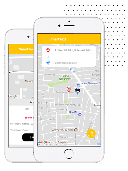 smart taxi app development 