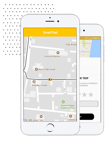 smart taxi app development 