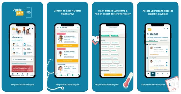 Apollo Online Medicine Delivery App in India