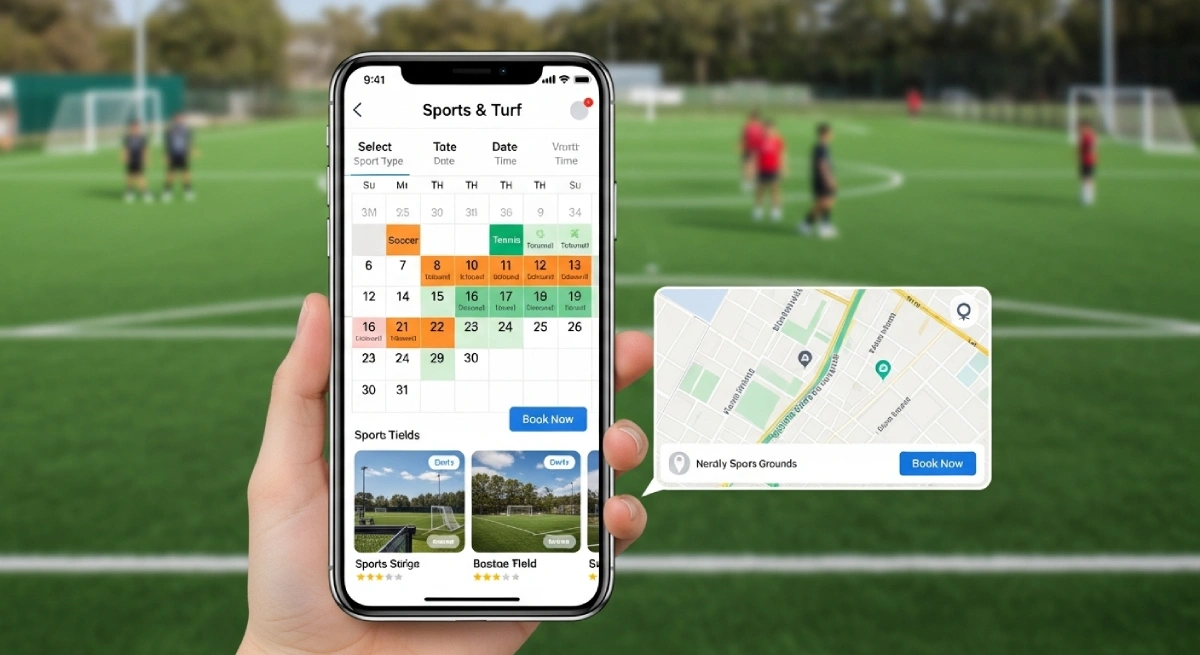Sports and Turf Booking App Development