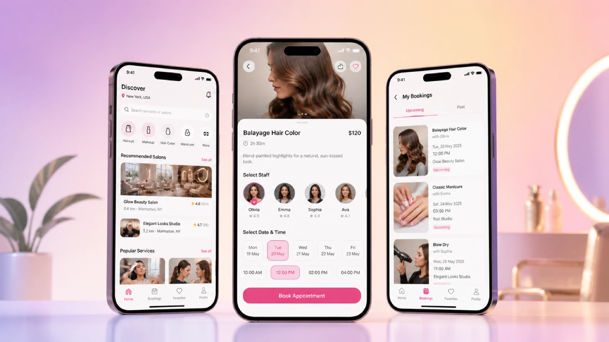 Salon Booking App Development Company Smarther