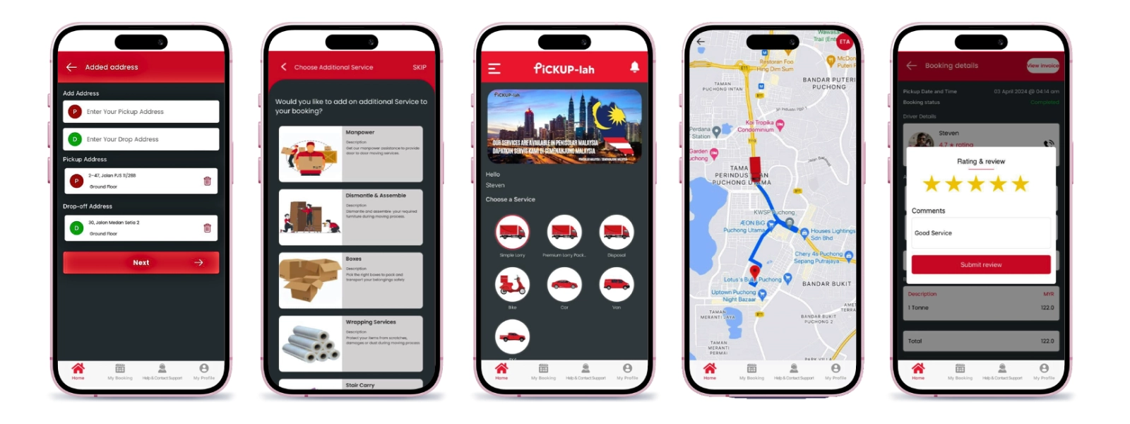 pickuplah mobile app