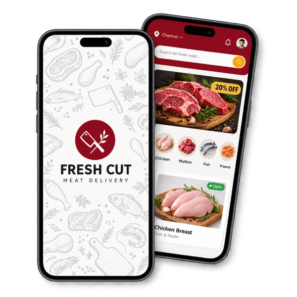 Meat delivery app development company - Smarther Technologies